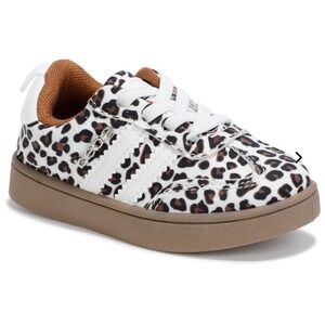 BEBE GIRLS Animal Leopard Print Athletic Shoes Sneakers Youth Size 11 New W/Tags